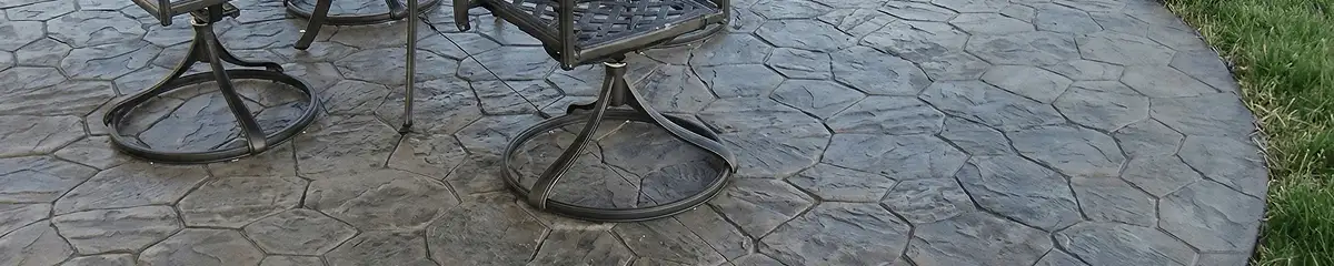 Garden relaxation area with professionally installed stone flooring in Pembroke Pines FL