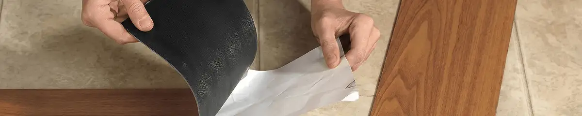 A professional installing vinyl flooring in Pembroke Pines, FL
